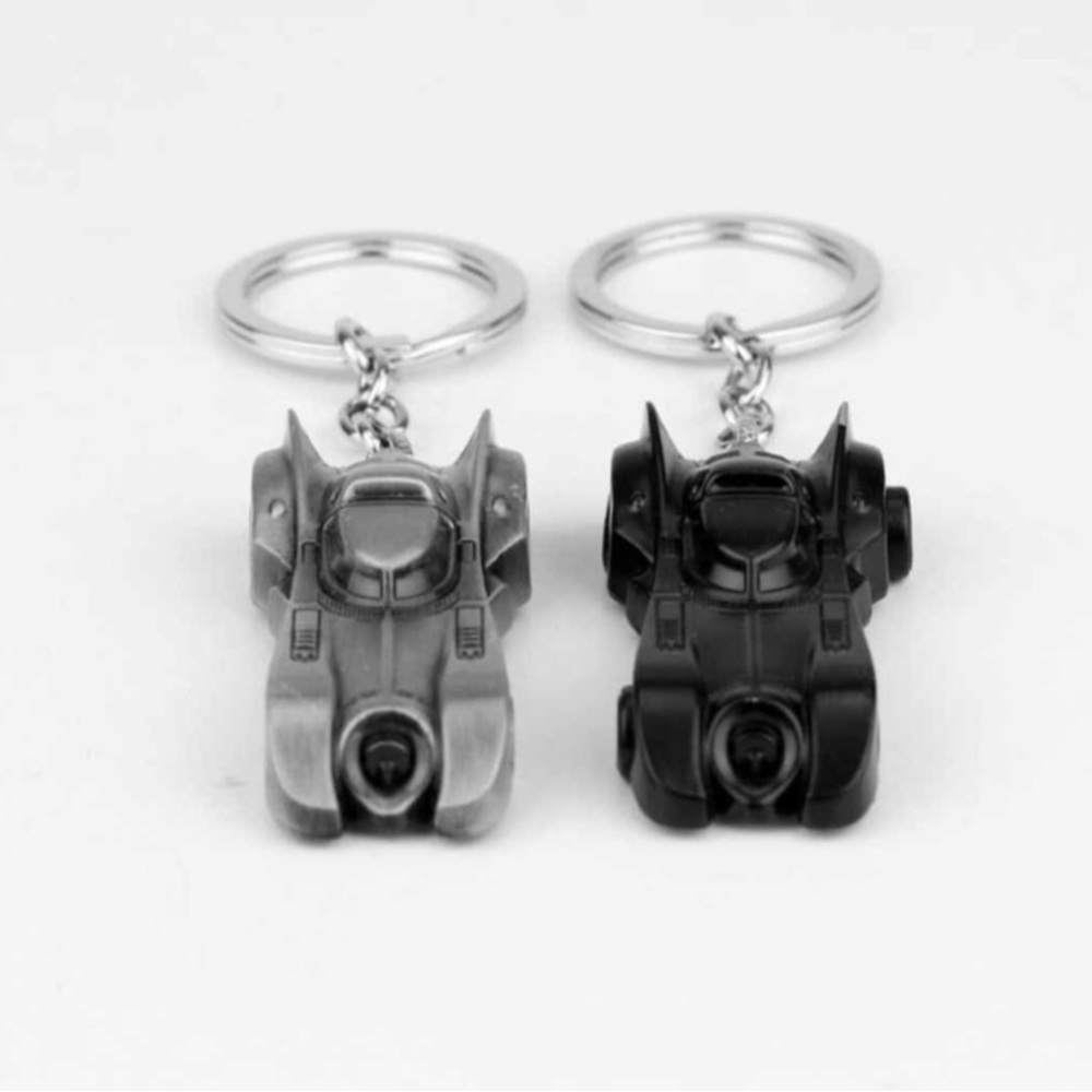 Batmobile Keychain Black or Silver